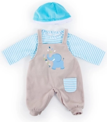 Trīskomplektu apģērbu komplekts lellēm BAYER DESIGN (33–38 cm)