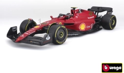 Bburago 1:18 Ferrari F1-75 Scuderia F1 ar braucēju Carlos Sainz
