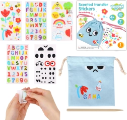 Woopie Art&Fun - radošais komplekts ar burvju somiņu un dekoratīvām uzlīmēm