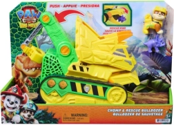 PAW Patrol: The Mighty Movie Dino Rubble Chomp & Rescue Bulldozer with Figures