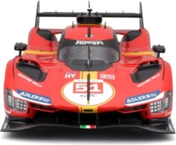 BBURAGO automašīnas metāla modelis 1:18 FERRARI 499P LMH Red #51