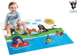 Saliekams putu paklājiņš ar Kārļa Žurkas motīvu