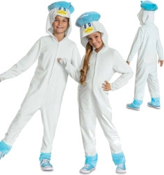 Bērnu kostīms POKEMON Quaxly kigurumi ar kapuci 127–136 cm (7–8 gadi)