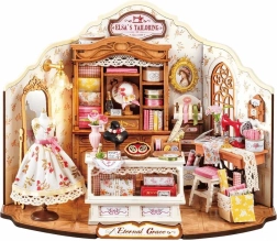 Rolife DIY miniatūra namiņa Elsa’s Tailoring – šūšanas darbnīca 3D koka konstruktors