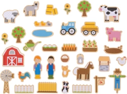 Bigjigs Toys koka magnētiņi “Farma”