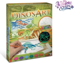 DinosArt maģiskais akvareļu komplekts bērniem