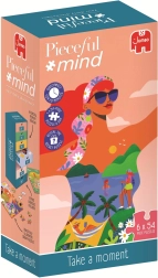 Jumbo puzle Pieceful Mind: velti sev brīdi 6×54 gabaliņi