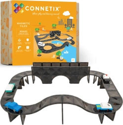 Connetix Roads Creative Pack magnētiskie ceļi – radošais komplekts 48 gab.