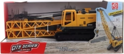 Battery-Powered Toy Crane Truck for Children