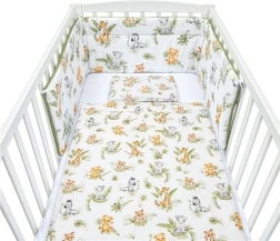 3-piece baby bedding New Baby Jungle 100×135 cm