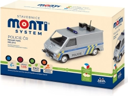Konstruktoru komplekts Policija ČR Renault Trafic Monti System