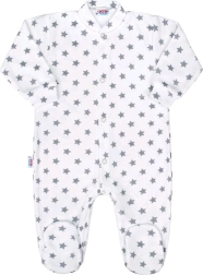 Zīdaiņu kombinezons NEW BABY Classic II pelēks ar zvaigznītēm
