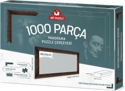 Puzzle rāmis 96x34 cm brūns