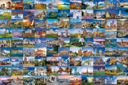 Ravensburger puzle Skaistākās Eiropas vietas 3000 gabaliņi