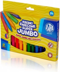 Vaska krītiņi Astra Super Jumbo, 12 gab.