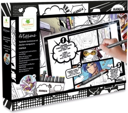 Artissimo – radošais Manga komplekts ar gaismas planšeti