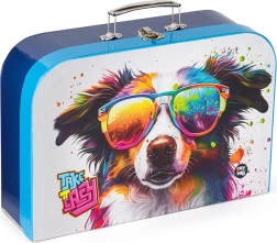 Bērnu lamināta koferītis 34 cm – suns