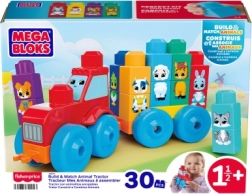 Mega Bloks traktors ar dzīvniekiem