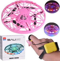 LED drons ar vadību ar roku