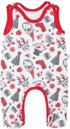 Baby cotton footed romper New Baby Christmas