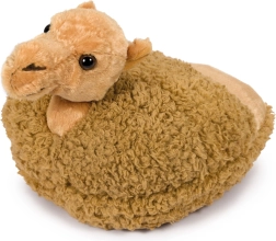 Warm Plush Slipper Camel Cozy Noxxiez