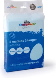 Vienreizlietojams pārtinamais paliktnis, balts (5 gab.)