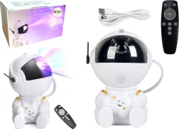 Astronauta zvaigžņu projektors ar LED un tālvadības pulti