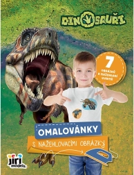 Krāsojamā grāmata ar uzgludināmiem attēliem – dinozauri