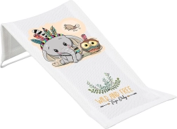 Auduma peldēšanās krēsliņš zīdainim Wild & Free – zilonītis, balts