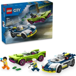 LEGO City 60415 Policijas automašīnas un sporta auto pakaļdzīšanās