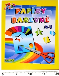 Krāsainie papīri krīts A4