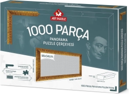 Puuzļu rāmis 96x34 cm, zelta