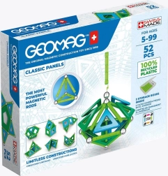 Magnētiskais konstruktors GEOMAG Classic Panels Recycled, 52 detaļas