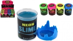 Neona gļotas 160 g, spīd UV/black light apgaismojumā, 4 krāsas
