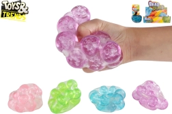Antistresa bumbiņa ar kraukšķošām bumbiņām 9 cm TOYS&TRENDS