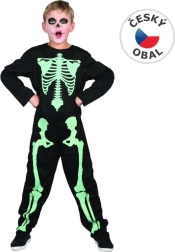 Children's Skeleton Costume Glowing in the Dark