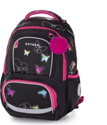 School Backpack OXY NEXT Butterfly