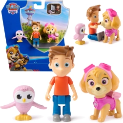 Paw Patrol figūriņas Skye, Alex Porter un pūcīte