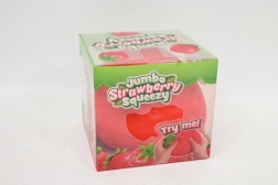 Antistresa spiežamā squishy mīkstmantiņa zemenes jumbo 15 cm – 1 gab.
