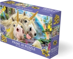 3D puzle Smaidoši vienradži 100 detaļas