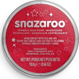 SNAZAROO Sparkling Red Face Paint 18ml