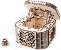 UGEARS koka 3D puzle rotaslietu lādīte, 190 detaļas