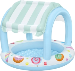 Bestway bērnu piepūšamais baseiniņš ar jumtiņu un mīkstu dibenu 104 cm
