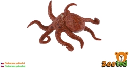 Piekrastes astoņkāja plastmasas figūriņa 8 cm