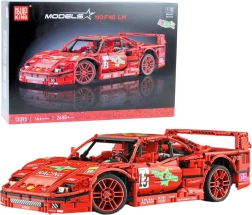Construction Kit Red Racing Sports Car 1:10