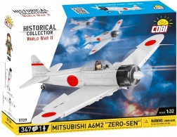 Modeļa komplekts MITSUBISHI A6M2 ZERO-SEN lidmašīna