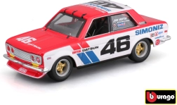Metāla modelis Bburago 1:43 BRE Datsun 510 sacīkšu auto