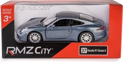 Metal car model Porsche 911 Carrera S 1:32 with pull-back drive