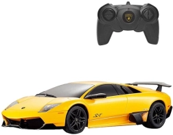 RASTAR Lamborghini Murciélago LP670-4 tālvadības auto 1:24 dzeltens