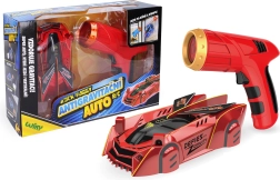 Rock Buggy antigravitācijas RC auto ar lāzeru 15 cm sarkans